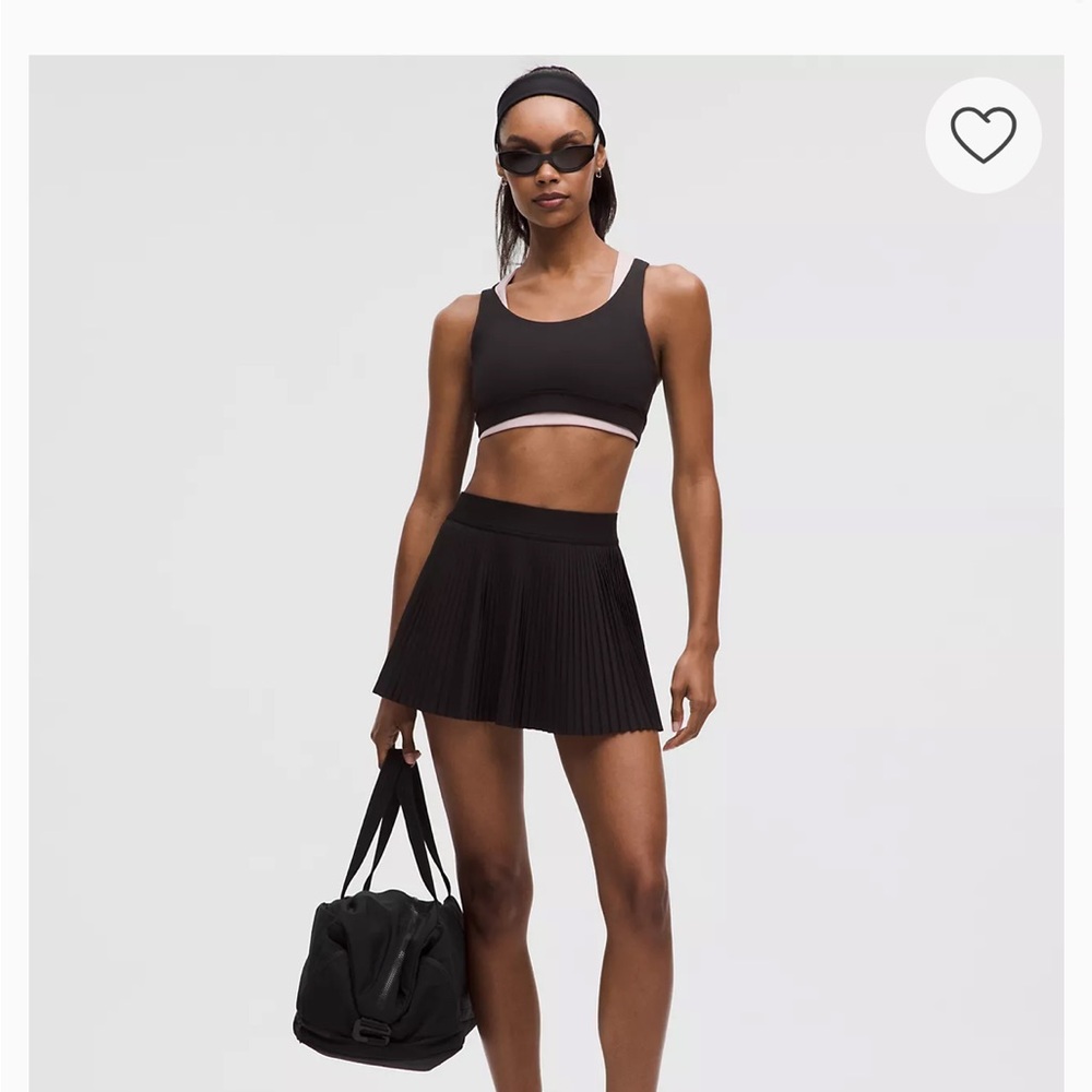 Lululemon Black Pleated Women's Skort